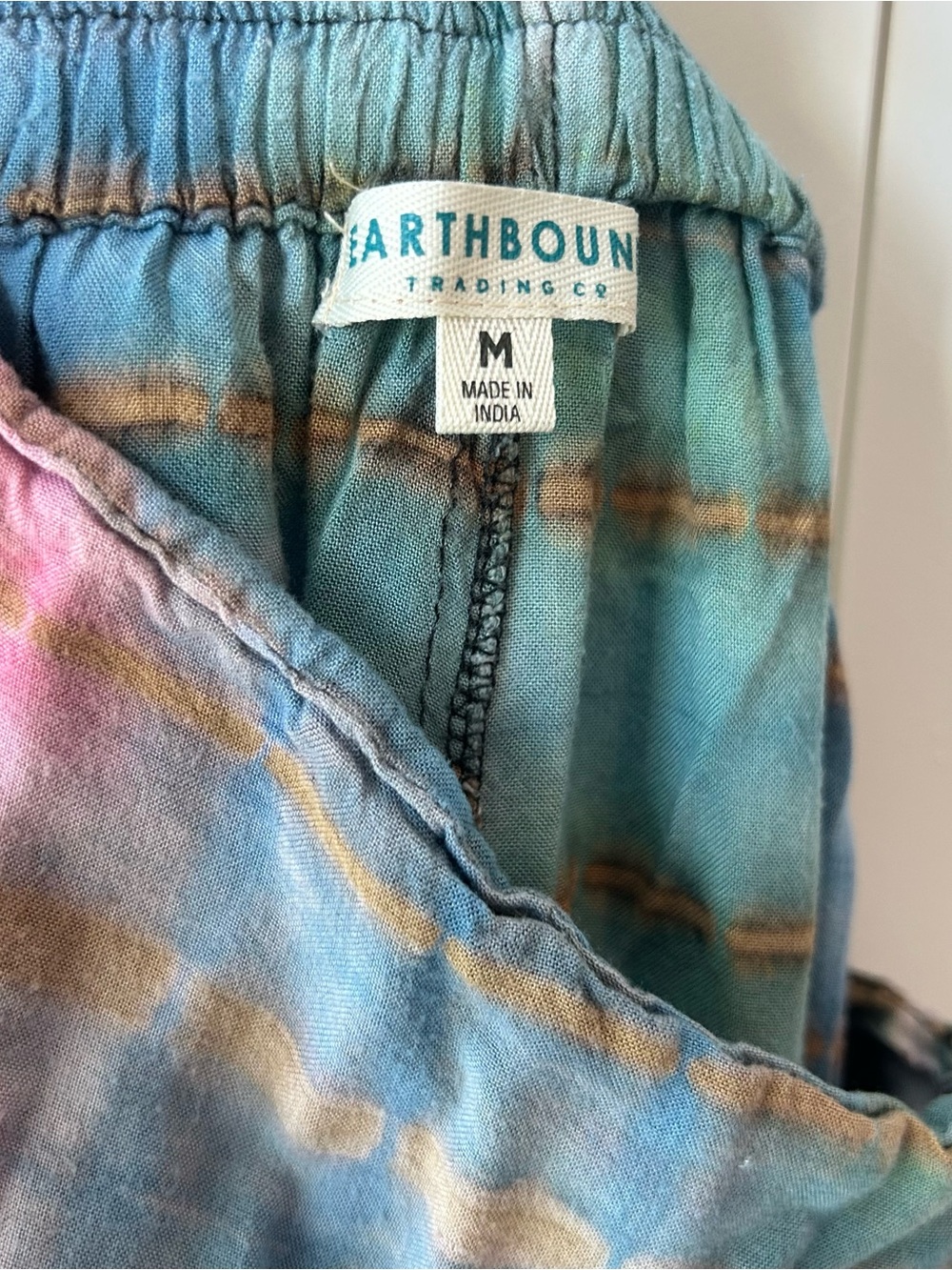 🌈 Earthbound Trading Co. Tie-Dye Harem Pants — Size M ✨ - Picture 4 of 4